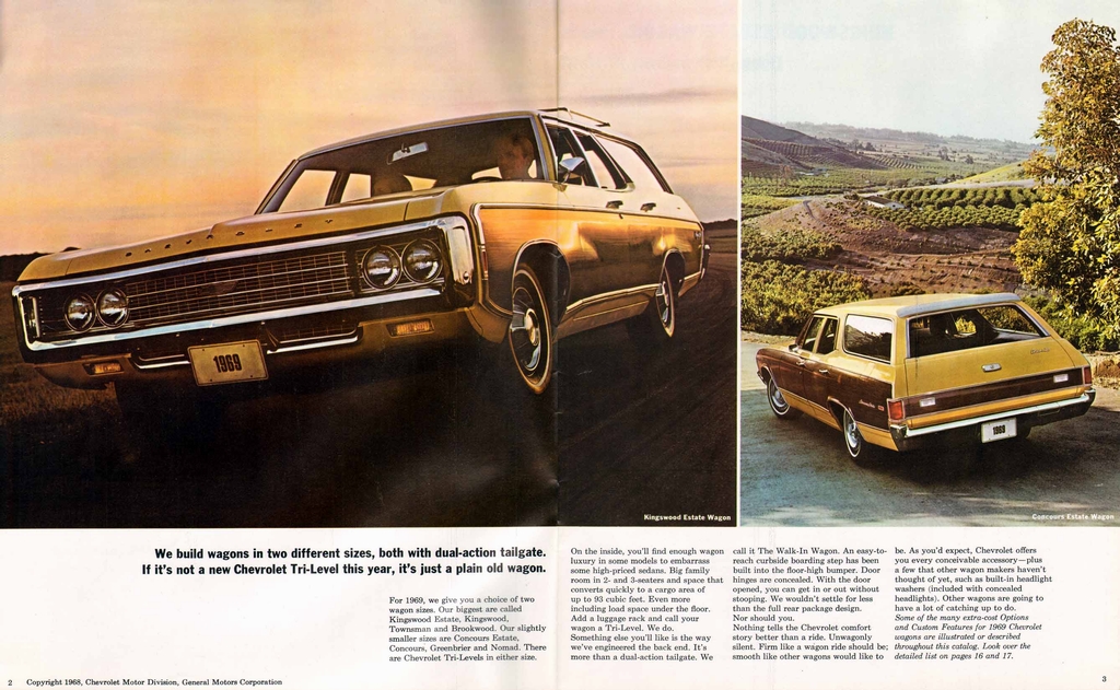 1969 Chevrolet Wagons Brochure Page 7